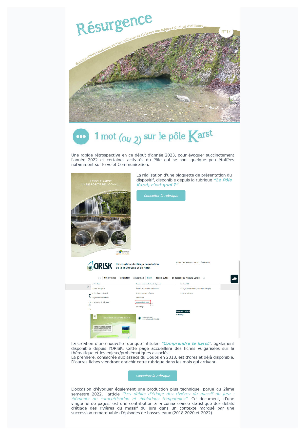 Newsletter Résurgence 2e sem 2022